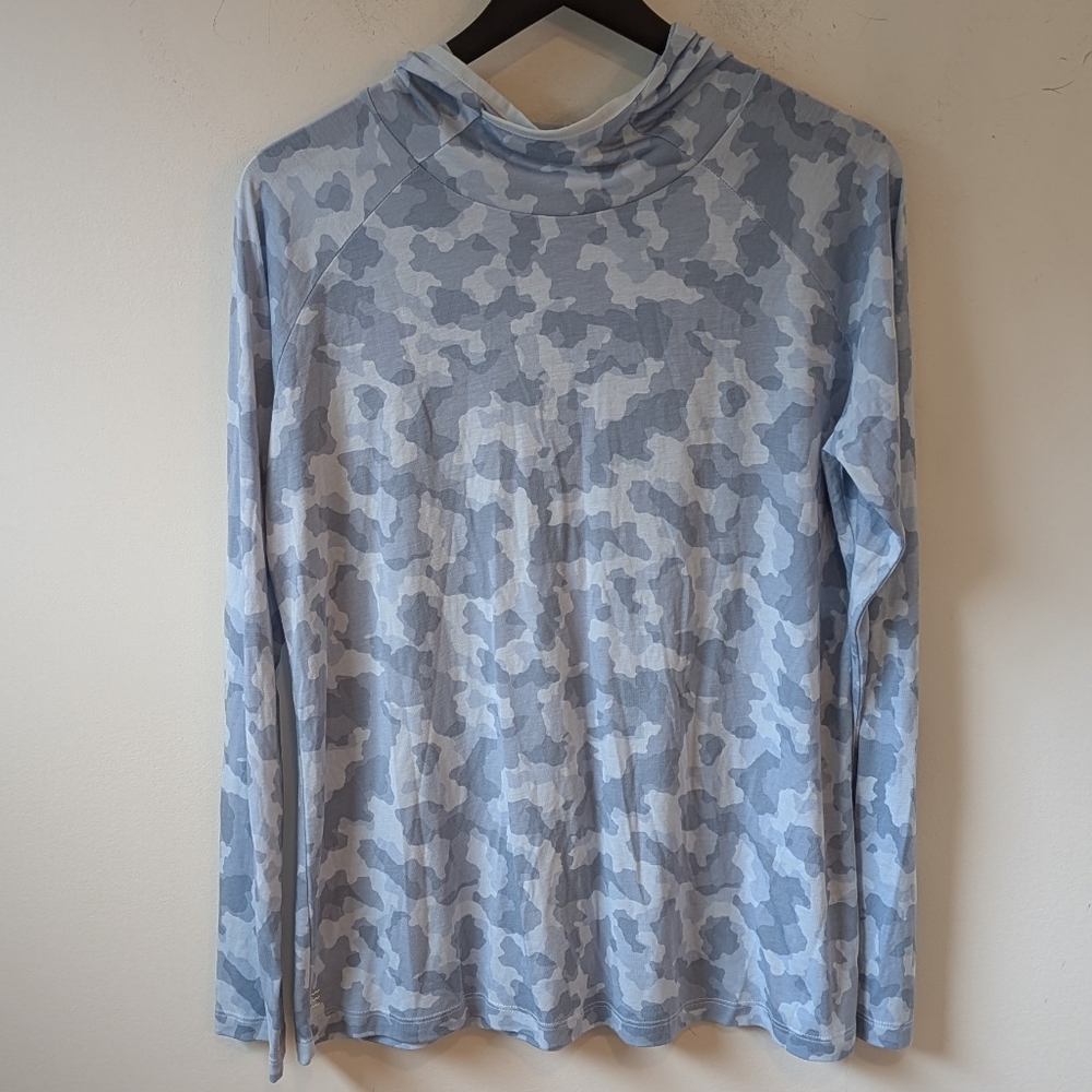 Free Fly Apparel Blue Camo Hoodie